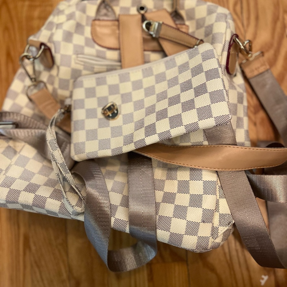Checkered Backpack - image 4